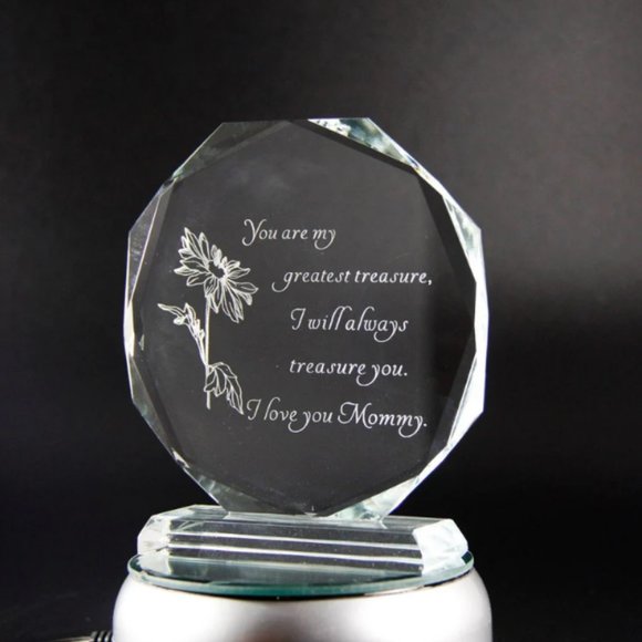 Personalized Laser Engraved Crystal Plaques - Picture 2 of 2